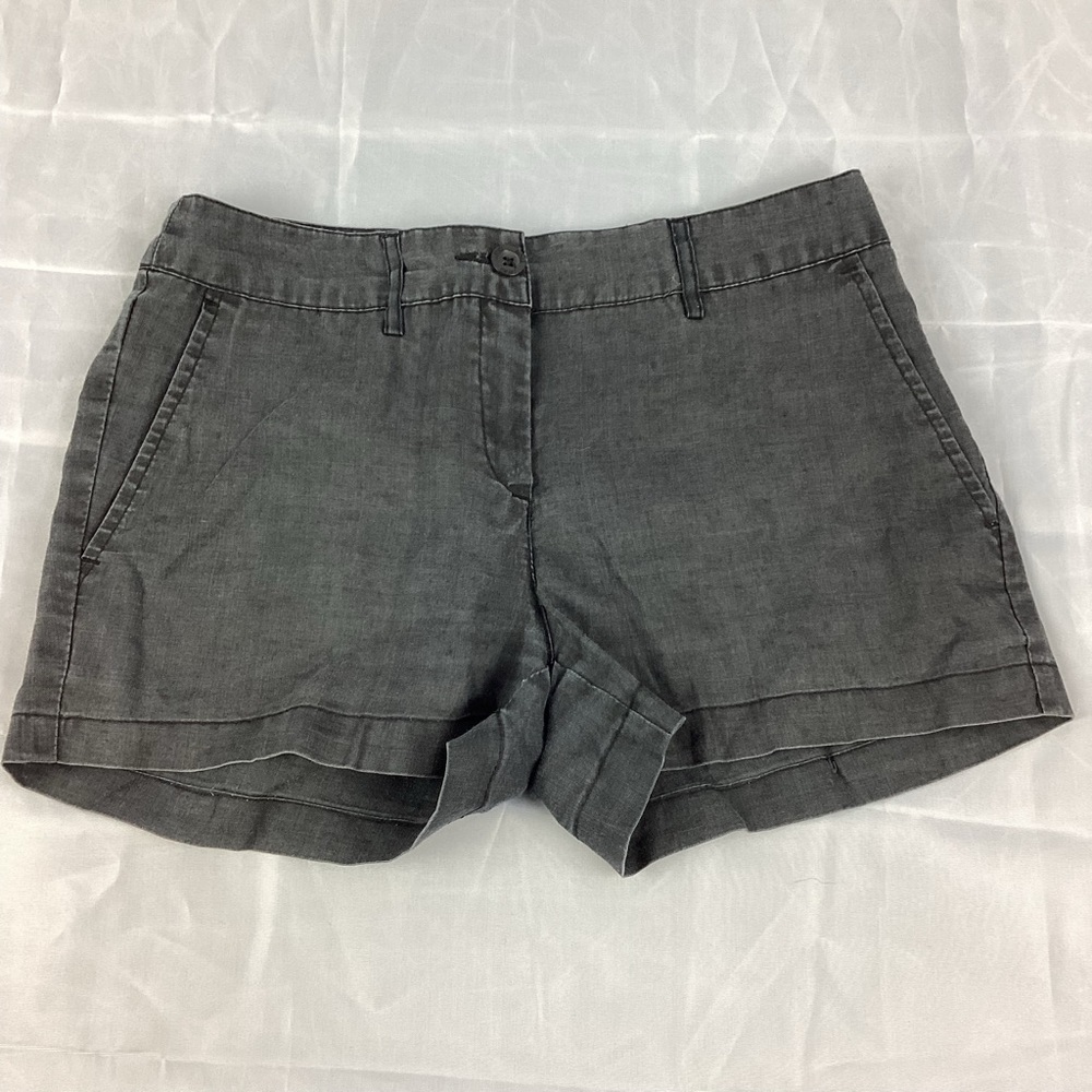 MNG Basics Shorts Size 4 Dark Gray Ramie